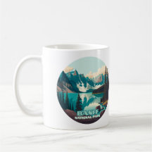 Banff Nationalpark Moraine Lago Retro