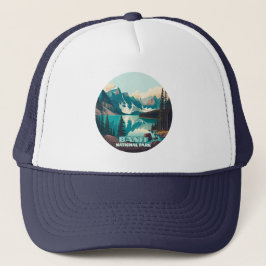 Banff Nationalpark Moraine Lago Retro Truckerkappe