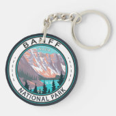 Banff Nationalpark Moraine Vintager See Schlüsselanhänger (Rückseite)