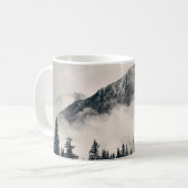 Banff Nationalpark nebelige Berge und Wälder in Kaffeetasse (Vorderseite Links)