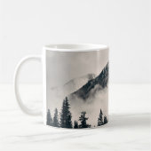 Banff Nationalpark nebelige Berge und Wälder in Kaffeetasse (Links)