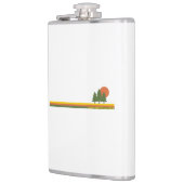 Banff Nationalpark Pine Trees Sun Flachmann (Links)