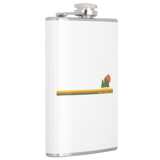 Banff Nationalpark Pine Trees Sun Flachmann (Rechts)