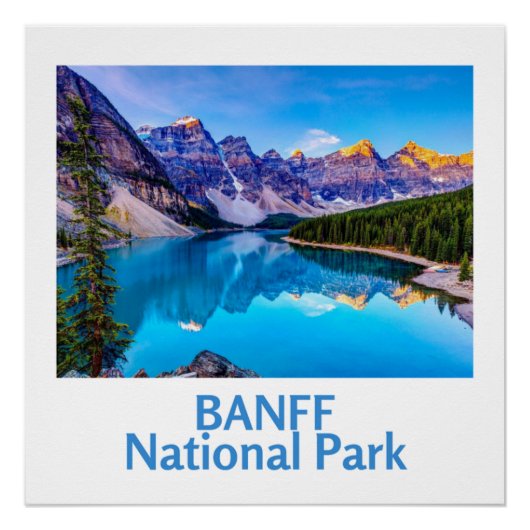 Banff-Nationalpark Poster (Vorderseite)