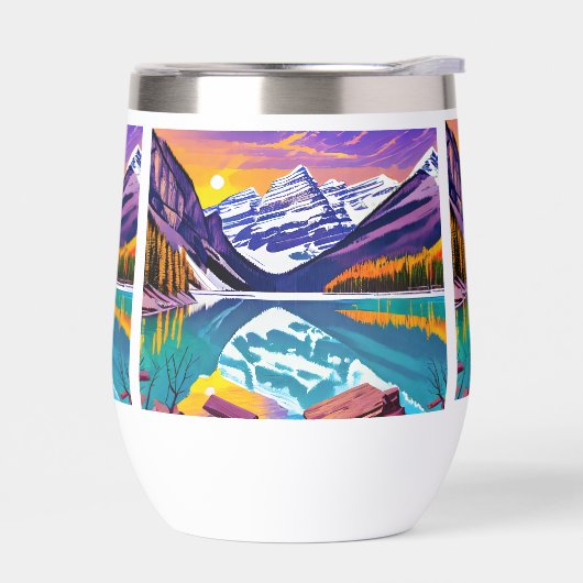 Banff-Nationalpark Retro-Plakat Kunst (Links)