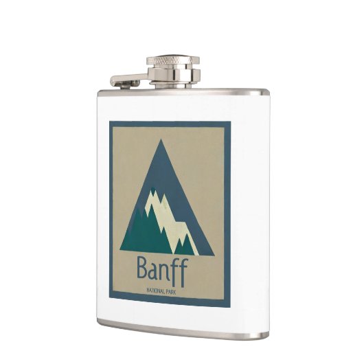 Banff Nationalpark Rustikal Flachmann (Links)