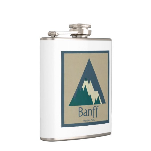 Banff Nationalpark Rustikal Flachmann (Rechts)