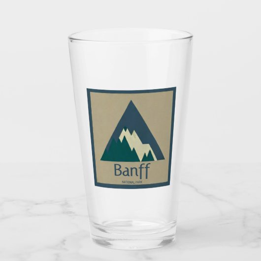 Banff Nationalpark Rustikal Glas (Vorderseite)