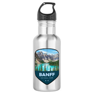 Banff-Nationalpark-Schild Edelstahlflasche