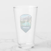 Banff-Nationalpark-Schild Glas (Rückseite)