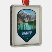 Banff-Nationalpark-Schild Ornament Aus Metall (Rechts)