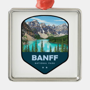 Banff-Nationalpark-Schild Ornament Aus Metall