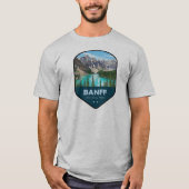 Banff-Nationalpark-Schild T-Shirt (Vorderseite)