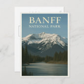 Banff Nationalpark - Vintage Landschaft Postkarte (Vorne/Hinten)