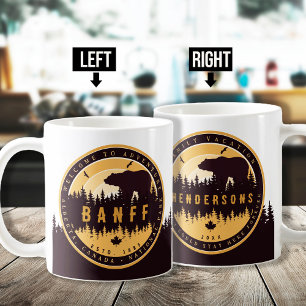 Banff NP Kanada Rocky Mountains Vintage Souvenirs Kaffeetasse
