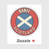Banff, Schottland Aufkleber (Blatt)