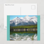 Banff-See Postkarte (Vorne/Hinten)
