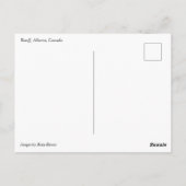 Banff-See Postkarte (Rückseite)
