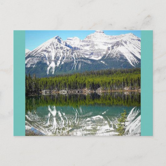 Banff-See Postkarte (Vorderseite)