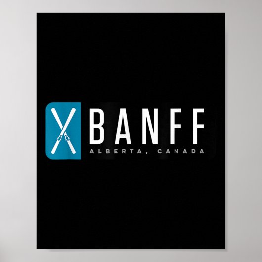 Banff Skifahren  Poster (Vorne)