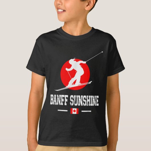Banff Sunshine Canada Ski Resort Rocky Mountains S T-Shirt (Vorderseite)