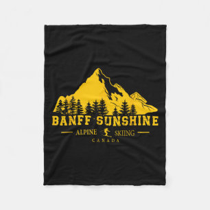Banff Sunshine Kanada Skigebiet Alpinskiifahren Fleecedecke