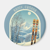 Banff Sunshine Village Canada ski souvenir  Magnet (Vorne)