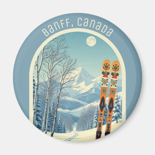 Banff Sunshine Village Canada ski souvenir Magnet (Vorne)