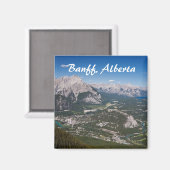 Banff View Magnet (Vorderseite/Rückseite)