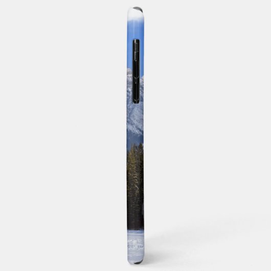 Banff Wolf im Winter mit Mt Kaskade Case-Mate iPhone Hülle (Hinten/Links)