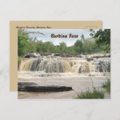 Banfora Cascades Burkina Faso Postkarte (Vorne/Hinten)
