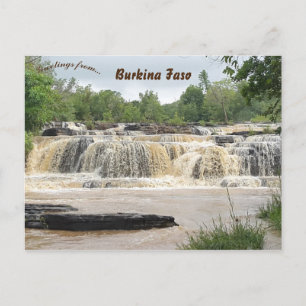 Banfora Cascades Burkina Faso Postkarte