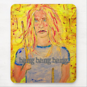 Bang bang bang Drummer Girl Mousepad