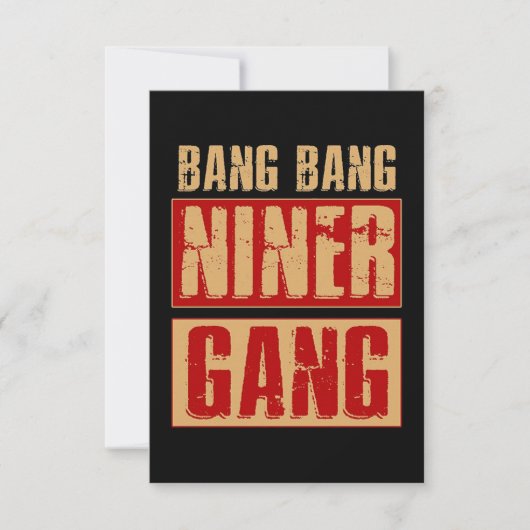 Bang Bang Niner Gang Karte (Vorderseite)