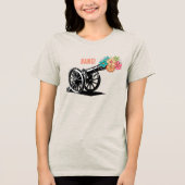 Bang-Blume Tri-Blend Shirt (Vorderseite)