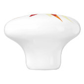 BANG Fun Retro Comic Pop Kunst, Dichtung und Musik Keramikknauf (Seitenansicht)