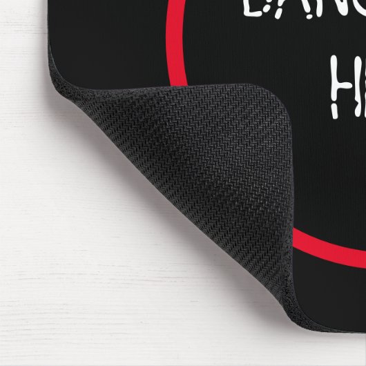 Bang Head Here - Funny Stress Relief Mousepad (Ecke)