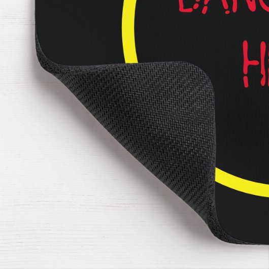 Bang Head Here - Funny Stress Relief Mousepad (Ecke)