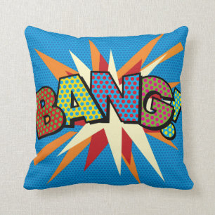 BANG KA-POW Lustig Cool Modern Comic-Book Pop-Art Kissen