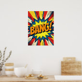 BANG! Modernes Pop Art Comic Style Poster (Küche)