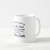 Bang My Head Medical Coder Coding Programmer ICD Kaffeetasse (VorderseiteRechts)