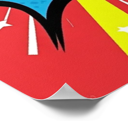 BANG! Pop Art Comic Style Poster (Ecke)