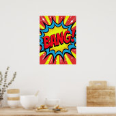 BANG! Pop Art Comic Style Poster (Küche)