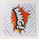 Bang Retro Action Comic Buchblase Puzzle (Horizontal)