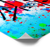 Bang the Drums von Kara Willis Poster (Ecke)