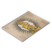 BANG! Vintages Comic Buch Steampunk Pop Kunst (Linke Seite)