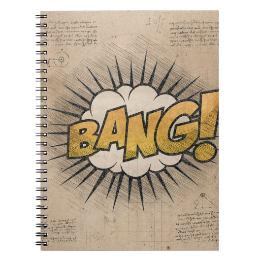 BANG! Vintages Comic Buch Steampunk Pop Kunst (Vorderseite)