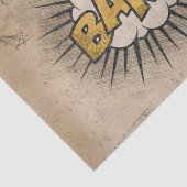 BANG! Vintages Comic Buch Steampunk Pop Kunst Seidenpapier (Ausschnitt)