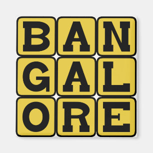 Bangalore, Bengaluru, Stadt in Indien Magnet