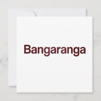 Bangaranga Lustige Grußkarte | Skurrile Retro-Meme Feiertagskarte